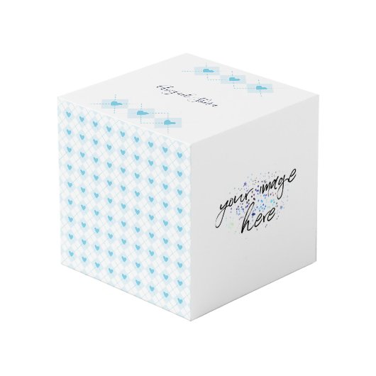 Cube Photo Beau Jacquard (Angle devant)