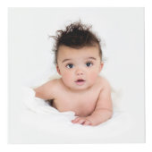 Cube Photo Bébé adorable Eléphant Baby shower Photos (Devant)