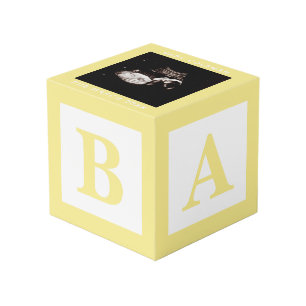 Cube Photo Bébé Bloquer le sonogramme Faire-part de grossesse