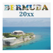 Cube Photo Bermudes Vacances Photos de Voyage Collage (Devant)