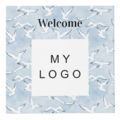 Cube Photo Bienvenue logo de l'entreprise QR menu de code de  (Devant)