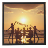 Cube Photo Black Love Here Wreath Photo (Droite)