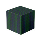 Cube Photo Blackwatch Tartan (Angle arrière)