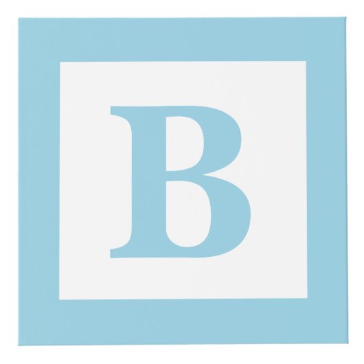 Cube Photo Bleu Bébé Bloc Sonogramme Garde de grossesse Photo (Devant)