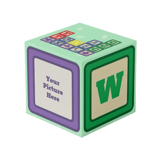 Cube Photo Blocs photo du futur biologiste (Angle devant)