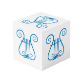 Cube Photo Blue Lyre (Angle arrière)