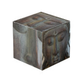 Cube Photo Bouddha Visage Décor (Angle devant)