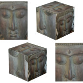 Cube Photo Bouddha Visage Décor