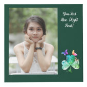 Cube Photo Bouton photo Shamrock de la Saint Patrick (Droite)