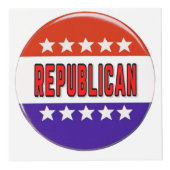 Cube Photo Bouton républicain (Devant)