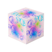 Cube Photo BUBBLES - Bulles Colorées Pour Enfants - (Angle arrière)