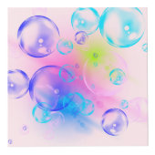 Cube Photo BUBBLES - Bulles Colorées Pour Enfants - (Devant)