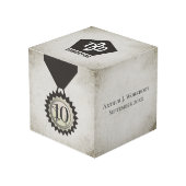 Cube Photo Cadeaux en pierre d'anniversaire âgés par Faux des (Angle devant)