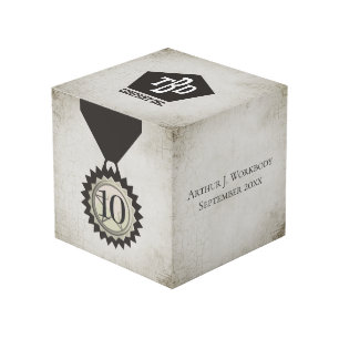 Cube Photo Cadeaux en pierre d'anniversaire âgés par Faux des