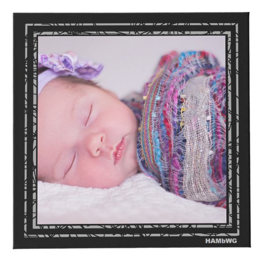 Cube photo - Cadres noirs - HAMbWG (Devant)