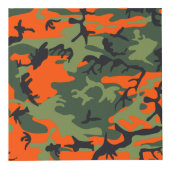 Cube Photo Camouflage orange et vert, Militaire, Armée (Droite)