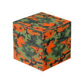 Cube Photo Camouflage orange et vert, Militaire, Armée (Angle arrière)