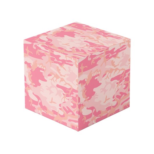 Cube Photo Camouflage rose, Armée (Angle devant)