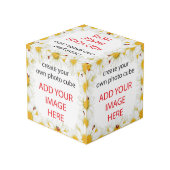 Cube Photo Casseroles blanches et cadre LadyBugs AJOUTER VOS  (Angle arrière)