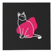 Cube Photo Chats amusants, lait et magie. (Droite)