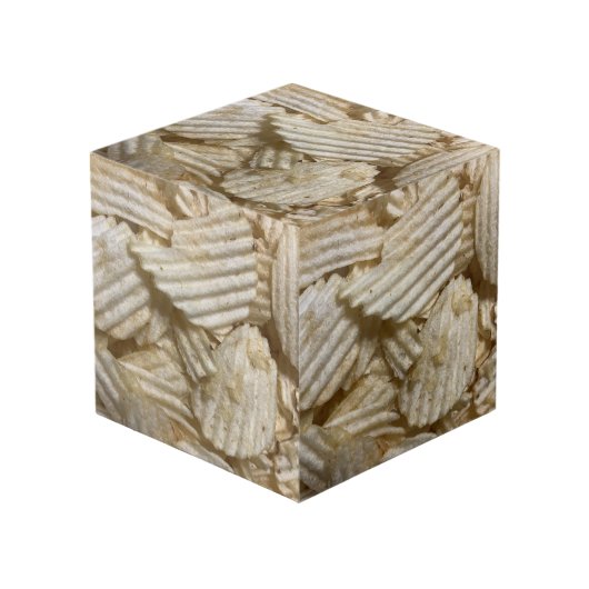 Cube Photo Chips de pommes de terre (Angle devant)