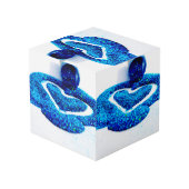 Cube Photo Citation de beauté de l'aquarelle (Angle arrière)