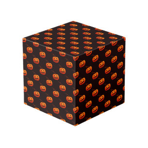 Cube Photo Citrouilles d'Halloween, Citrouilles Orange Farce