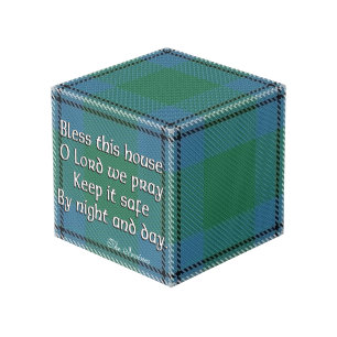 Cube Photo Clan Irvine Irwin Tartan House Bénédiction