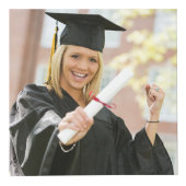 Cube Photo Classe de finissants modernes de photo Black Silve (Devant)