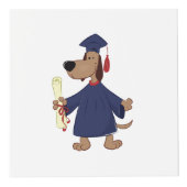 Cube Photo Clipart de graduation de chien (Droite)
