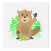 Cube Photo Clipart de taupe (Devant)