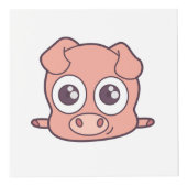 Cube Photo Clipart mignon de porc (Droite)