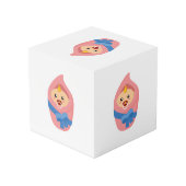 Cube Photo Clipart nouveau-né (Angle arrière)