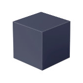 Cube Photo Conception gris foncé personnalisée Ajouter une ph (Angle arrière)