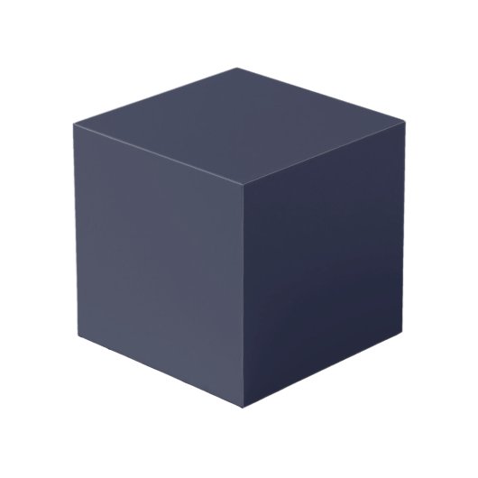 Cube Photo Conception gris foncé personnalisée Ajouter une ph (Angle devant)