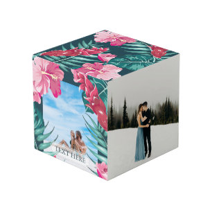 Cube Photo Conception personnalisée des fleurs exotiques esti