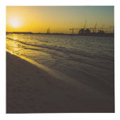 Cube Photo coucher de soleil sur la plage de Dubaï (Droite)