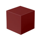 Cube Photo couleur rouge (Angle arrière)