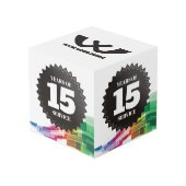 Cube Photo Cours technique 15 ans d'ancienneté des employés (Angle devant)