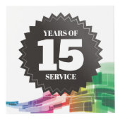 Cube Photo Cours technique 15 ans d'ancienneté des employés (Devant)