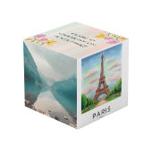 Cube Photo Cubo de fotos personalizado con recuerdos especial (Angle arrière)