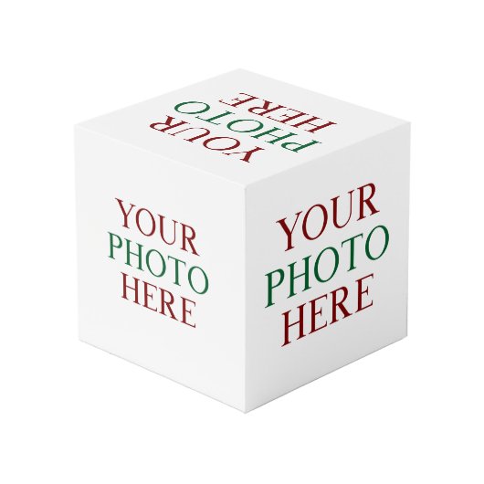 Cube Photo Customisé Personnalisé do-it-yourself Multi Photo (Angle arrière)