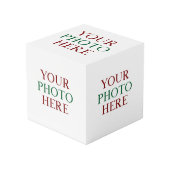 Cube Photo Customisé Personnalisé do-it-yourself Multi Photo  (Angle devant)