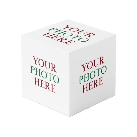 Cube Photo Customisé Personnalisé do-it-yourself Multi Photo  (Angle devant)