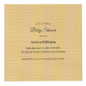 Cube Photo Cute Boho Baby shower Sexe Neutre, Personnalisable (Devant)