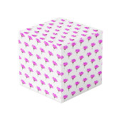 Cube Photo Daisy rose (Angle arrière)