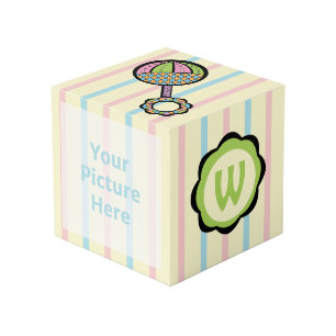 Cube Photo de hochet simplement doux