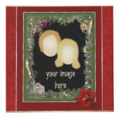 Cube photo de Noël avec 4 de vos photos (Devant)