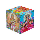 Cube Photo Déesses indoues Lakshmi Durga Saraswati Gayatri (Angle arrière)