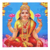 Cube Photo Déesses indoues Lakshmi Durga Saraswati Gayatri (Devant)